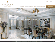 Tablet Screenshot of langhamhotels.com
